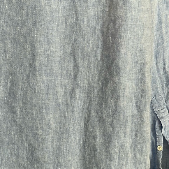 Banana Republic Men’s Slim Linen Blend Shirt Size M - Picture 5 of 6